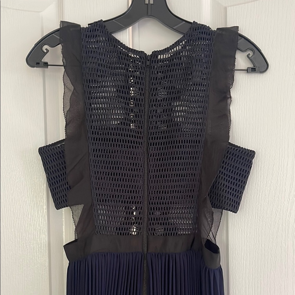 Self-Portrait Navy Lace Midi Dress - Picture 8 of 11
